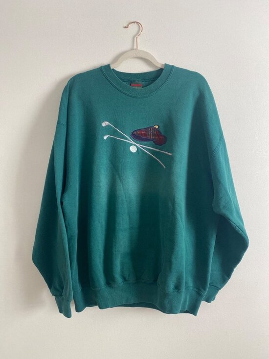 Cross Creek Other - Vintage Golf Sweatshirt Green Pullover Size Men's XL